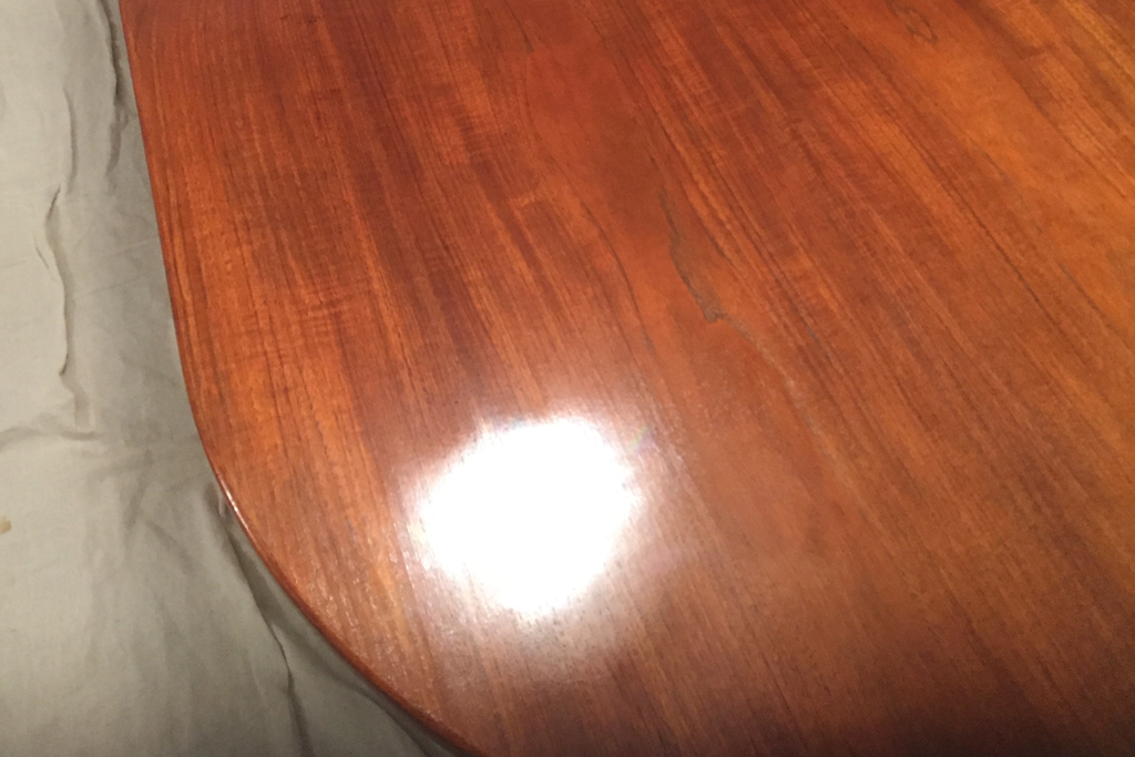 Table Wood Scratch Damage restored
